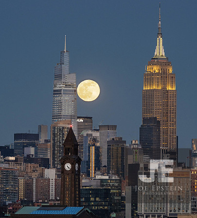 wolf moon over NYC print